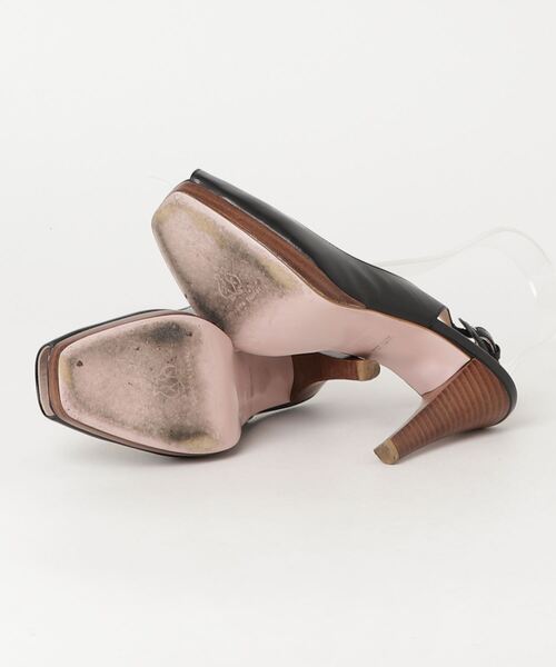 「REBECCA TAYLOR」 ヒールサンダル 23cm ブラック レディース_画像3