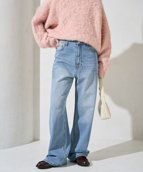 ジーンズ デニム デニムパンツ 限定展開　ストレート ルーズ デニム レディース | FREAK'S STORE