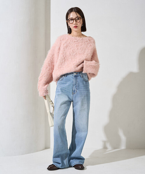 ジーンズ デニム デニムパンツ 限定展開　ストレート ルーズ デニム レディース | FREAK'S STORE | 21