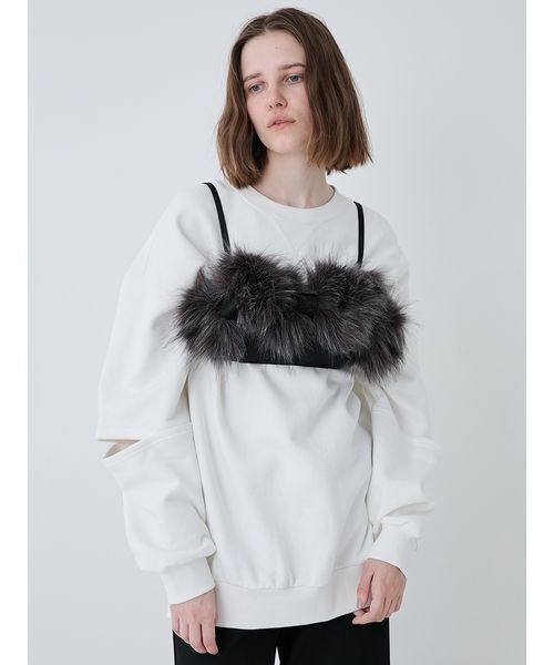 SORIN（ソリン） キャミソール Fur Ribbons Decorated Bustier/ファー