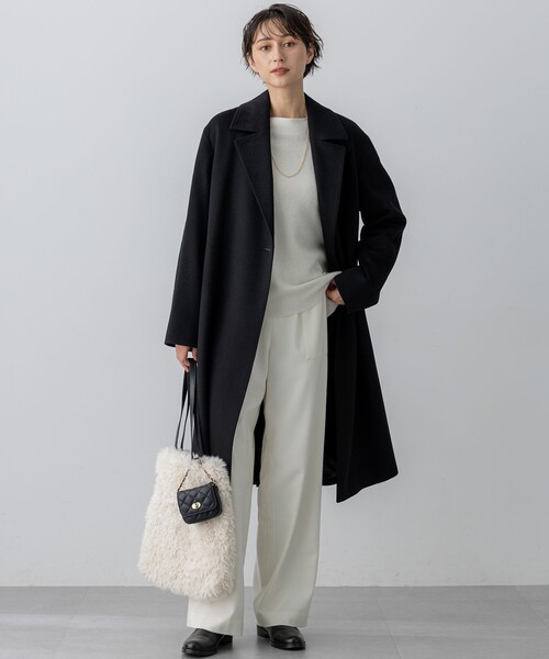 23区（ニジュウサンク） ニット セーター 「洗える」ウールカシミヤ