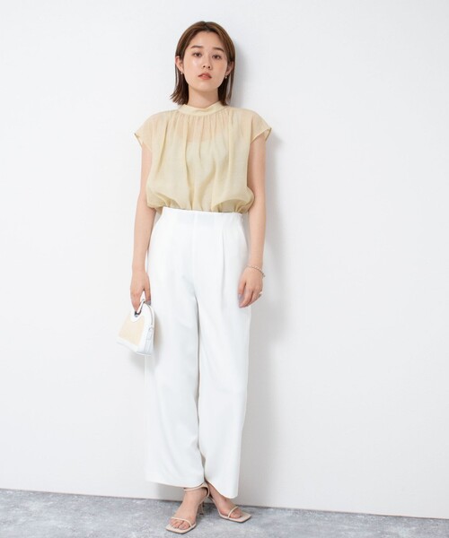 「NOLLEY'S Sophi」 半袖ブラウス 36 ブラック レディース_画像6