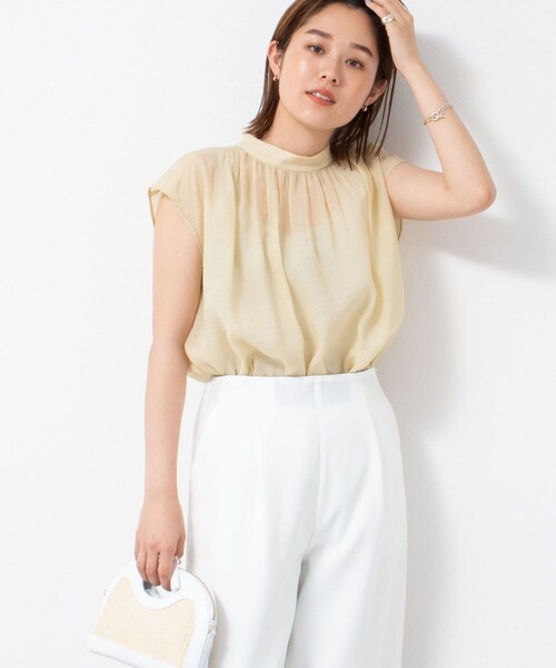 「NOLLEY'S Sophi」 半袖ブラウス 36 ブラック レディース_画像8