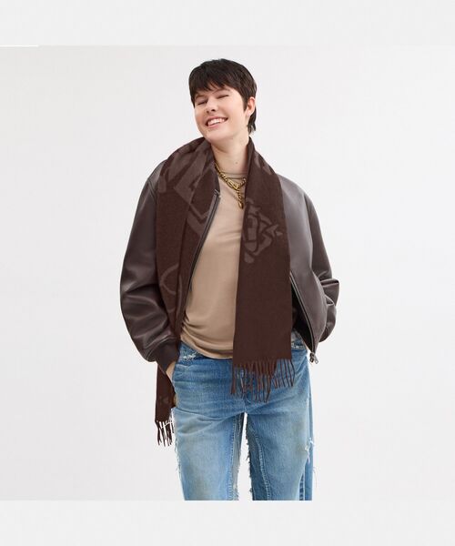 COACH（コーチ） マフラー ストール ホース アンド キャリッジ