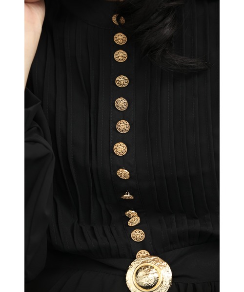 新作9月26日 （黒）美しく肌が透けるドラマティックベールミディアムワンピース（ブローチ付き） ワンピース シアー レディース ファッション 秋服 冬服 着回し  cawaii w61540ps S~L対応 ブラック 日常使い キレイめ シンプル ミセス 30代 40代 50代 cawaii ワンピース （黒）美しく肌が透けるドラマティックベール