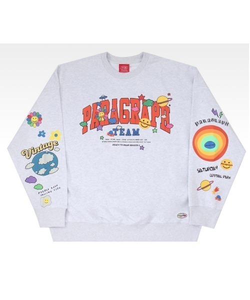 Paragraph（パラグラフ） スウェットカットソー FREE 杢グレー メンズ