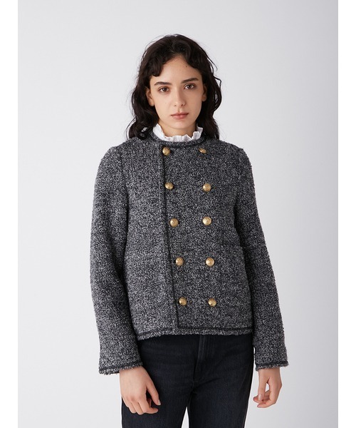 未使用 タグあり 雑誌掲載　Mila Owen ノーカラージャケット 未使用 タグあり 雑誌掲載 Mila Owen ノーカラージャケット Mila Owen