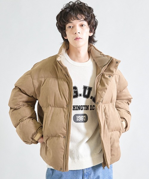 ユニオンステーション（UNION STATION）/ビーガンスウェード中綿ブルゾン UNION STATION（ユニオンステーション） ブルゾン アウター ビーガン