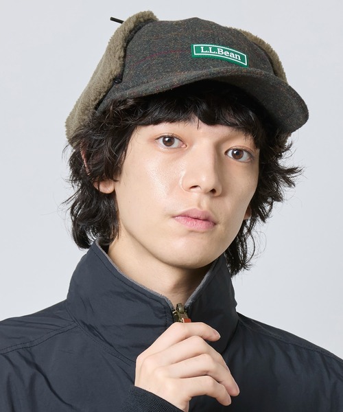 L.L.Bean（エルエルビーン） キャップ 帽子 ツイード・デタッチャブル
