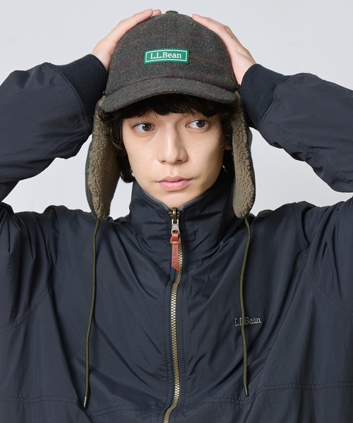 L.L.Bean（エルエルビーン） キャップ 帽子 ツイード・デタッチャブル