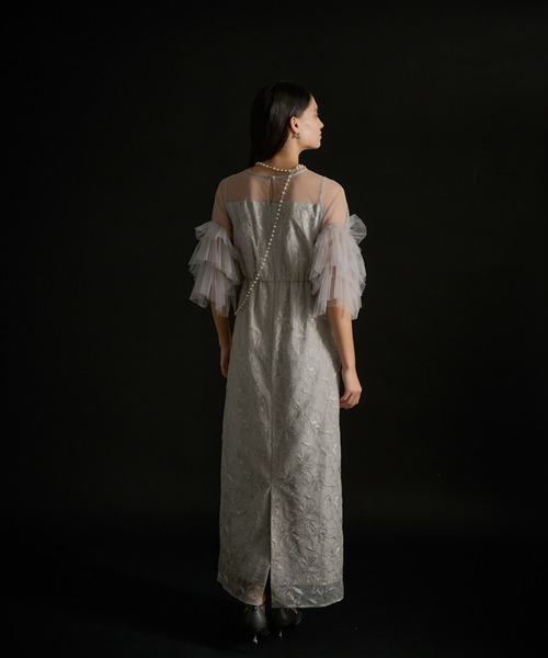 LE'RURE ドレス Pearl motif embroidery dress : ZOZOTOWN Yahoo!店