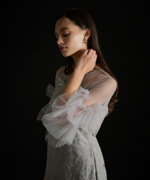 LE'RURE ドレス Pearl motif embroidery dress : ZOZOTOWN Yahoo!店