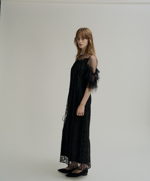 LE'RURE ドレス Pearl motif embroidery dress : ZOZOTOWN Yahoo!店
