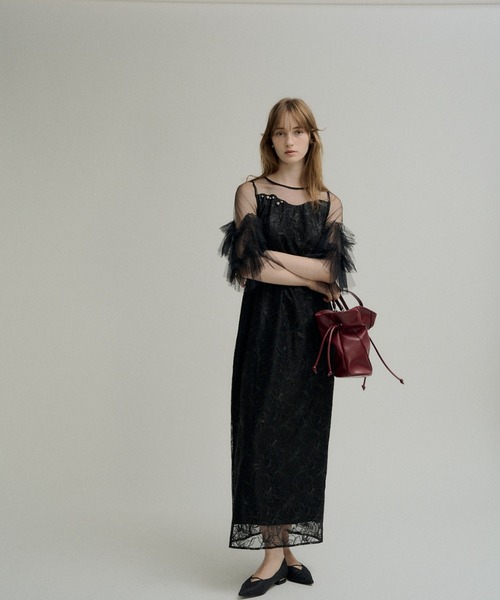 LE'RURE ドレス Pearl motif embroidery dress : ZOZOTOWN Yahoo!店
