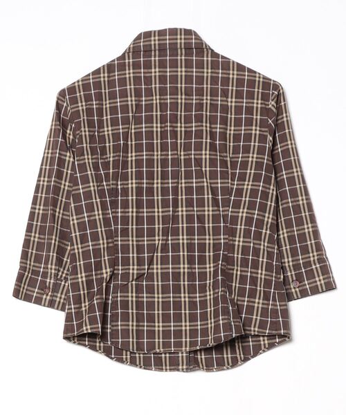 BURBERRY（バーバリー） 7分袖シャツ 38 ブラウン レディース