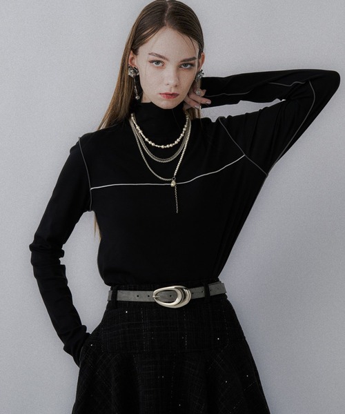 HARE（ハレ） ニット セーター ハイショクハイネックカットソー(HARE