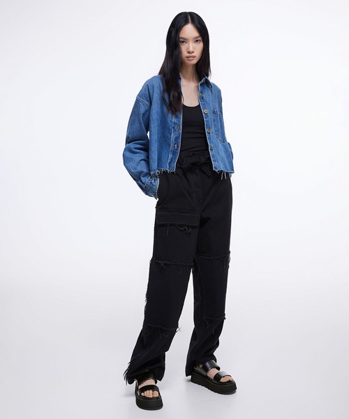 「CHARLES & KEITH」 フラットサンダル 23cm オフホワイト レディース_画像5