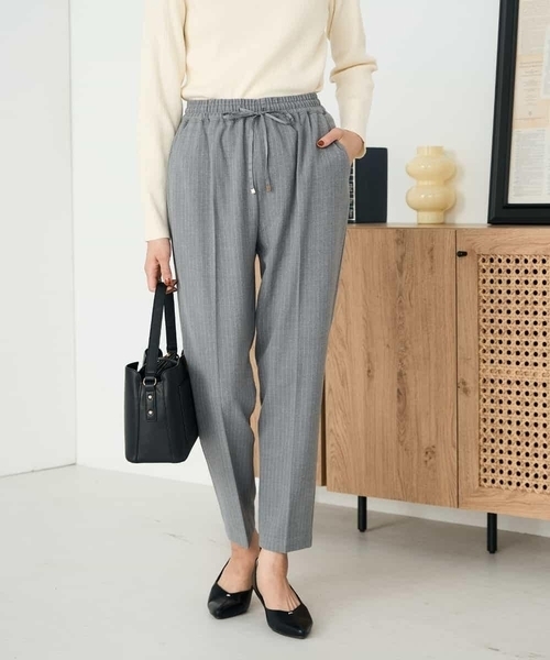 a.v.v（アー・ヴェ・ヴェ） パンツ 「イージーケア/洗える/ストレッチ