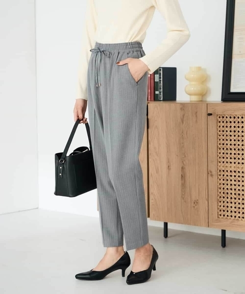 a.v.v（アー・ヴェ・ヴェ） パンツ 「イージーケア/洗える/ストレッチ