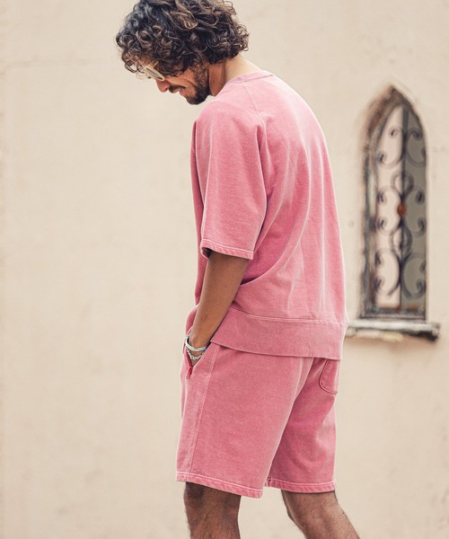 「MARBLES」 スウェットカットソー M サックスブルー メンズ_画像4