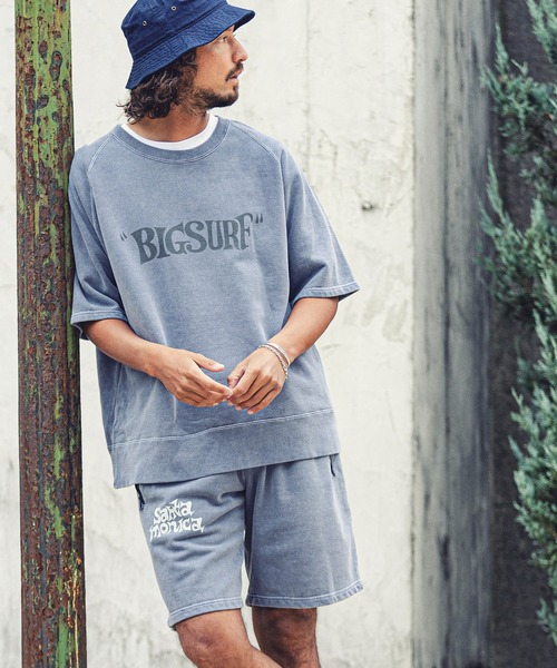 「MARBLES」 スウェットカットソー M サックスブルー メンズ_画像7