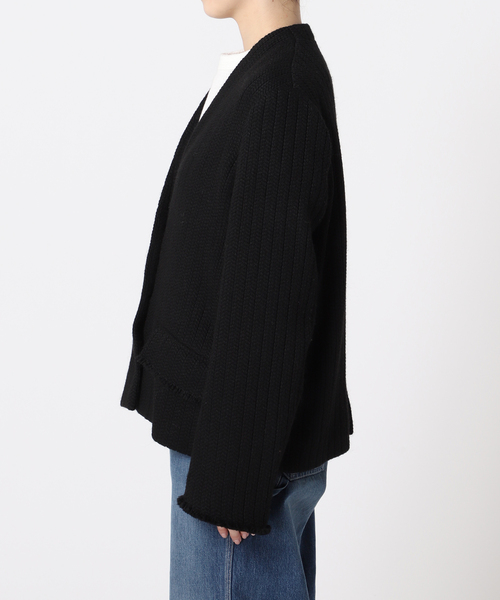 plage（プラージュ） ノーカラージャケット 38 ブラック レディース