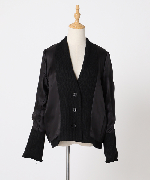 plage（プラージュ） ノーカラージャケット 38 ブラック レディース