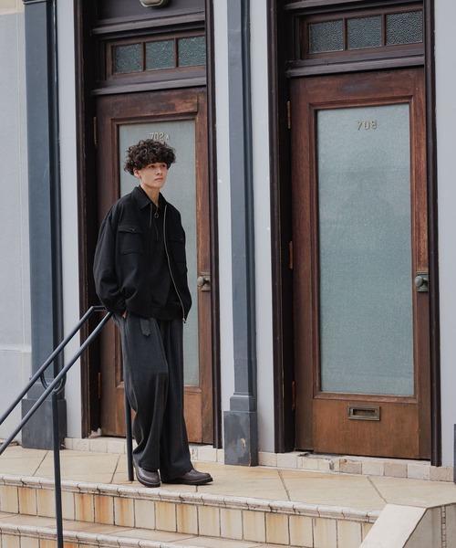 niko and…（ニコアンド） ブルゾン MEDIUM グレー メンズ : ZOZOTOWN