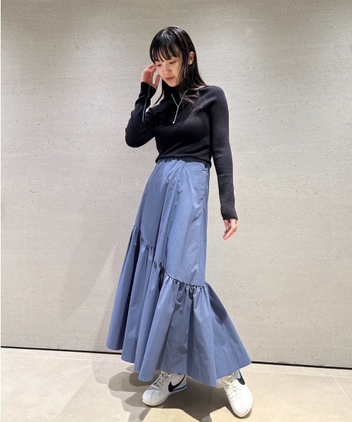 emmi ロングスカート 0 ブルー レディース : ZOZOTOWN Yahoo!店 - 通販