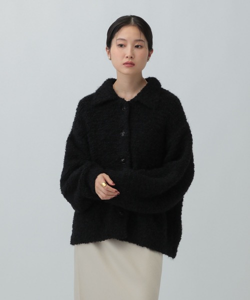 LEPSIM（レプシィム） カーディガン 3.5ゲージ襟ボタンカーディガン