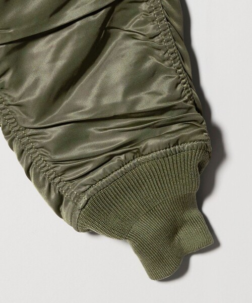 ▼N-2B アルファ　フライトジャケット　M 短丈　オリーブ　ミリタリー　モード Alpha Industries（アルファ・インダストリーズ） ミリタリー