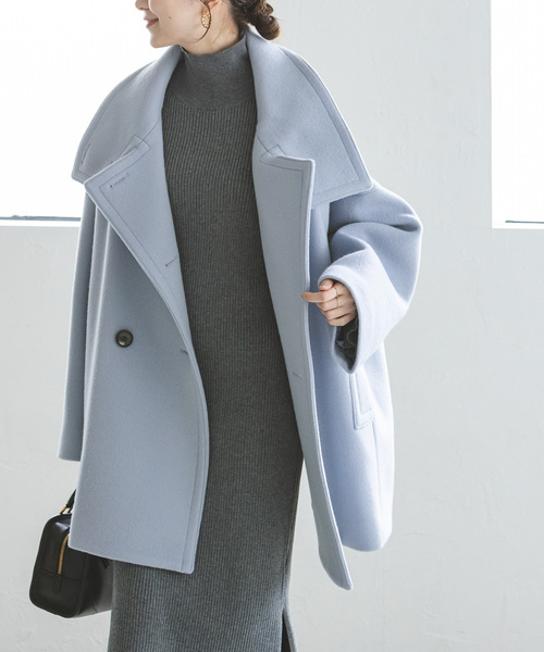 NOBLE（ノーブル） コート FREE グレー レディース : ZOZOTOWN Yahoo