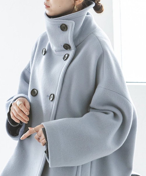 NOBLE（ノーブル） コート FREE グレー レディース : ZOZOTOWN Yahoo