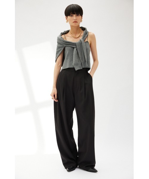 「crie conforto」 ニットアンサンブル FREE グレー レディース_画像3