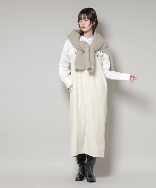 NANO universe（ナノ・ユニバース） ジャンパースカート ストレッチ