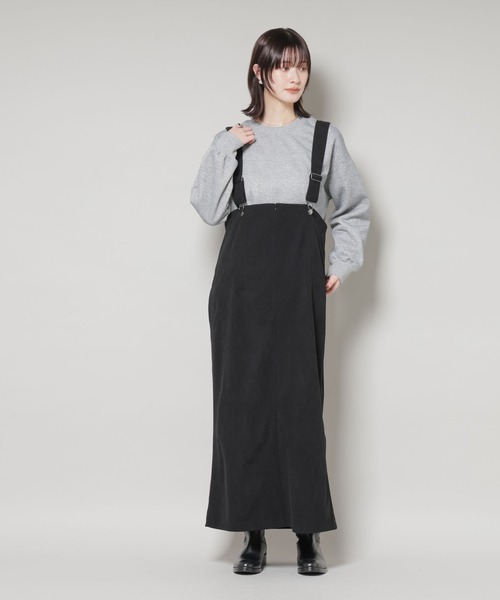 NANO universe（ナノ・ユニバース） ジャンパースカート ストレッチ