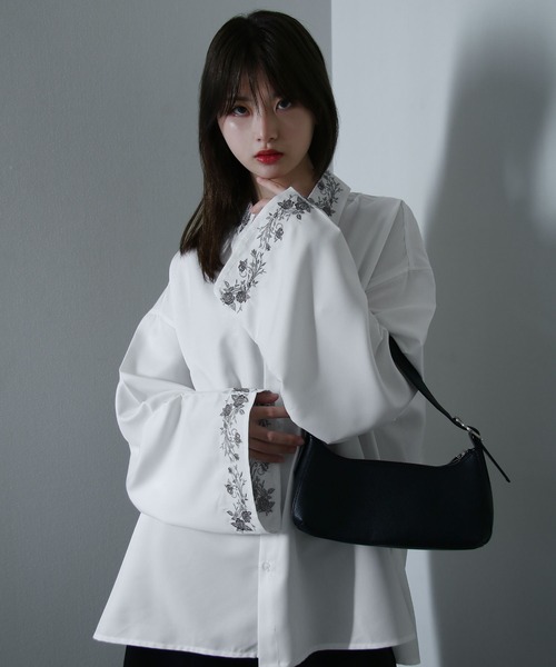 Nilway（ニルウェイ） 長袖シャツ LARGE ホワイト メンズ : ZOZOTOWN