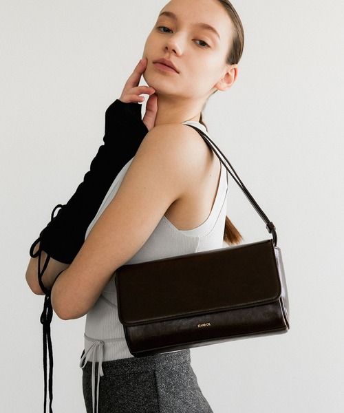 STAND OIL ダークブラウン ショルダーバッグ STAND OIL（スタンドオイル） 2WAYバッグ F ダークブラウン レディース