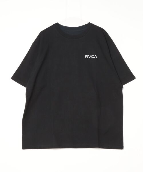 「RVCA」 半袖Tシャツ L ネイビー メンズ_画像2