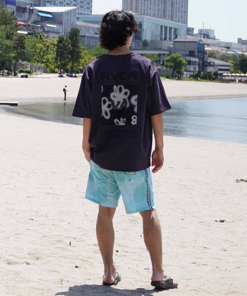 「RVCA」 半袖Tシャツ L ネイビー メンズ_画像7