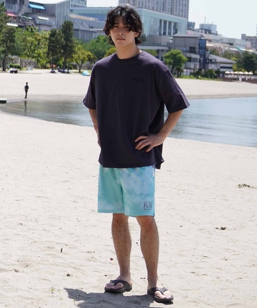 「RVCA」 半袖Tシャツ L ネイビー メンズ_画像8