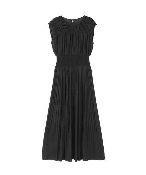 「NATURAL BEAUTY BASIC」 ノースリーブワンピース MEDIUM ワイン レディースの画像