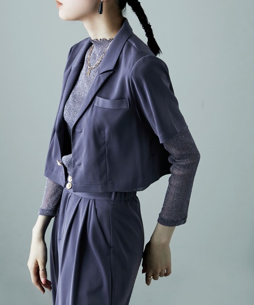 「etoll.」 セットアップ M カーキ レディース_画像2