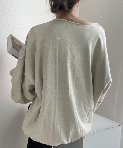 「FAVORITO」 長袖カットソー F ブラック レディース_画像7