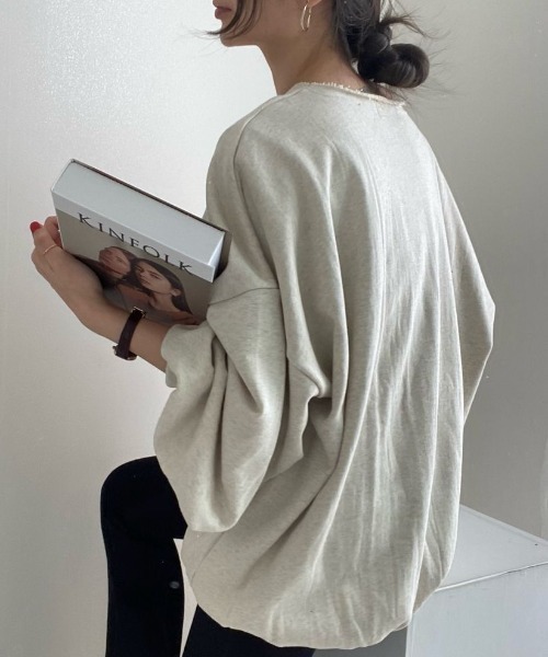 「FAVORITO」 長袖カットソー F ブラック レディース_画像8