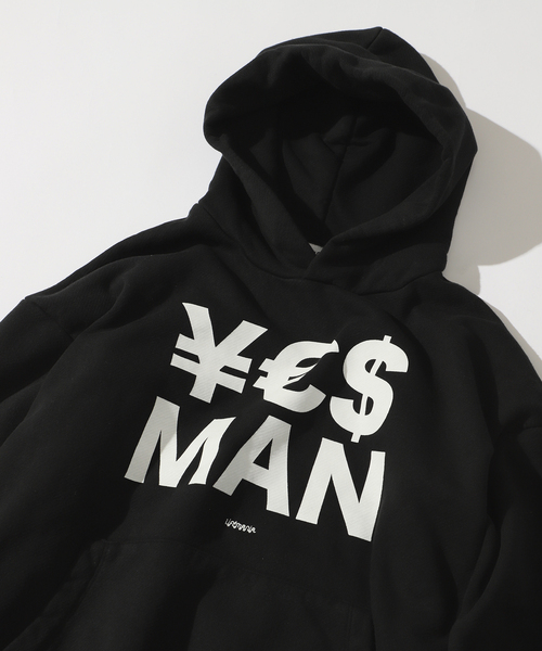WISM（ウィズム） パーカー LIFEMANIA / ライフマニア YESMAN HOODIE