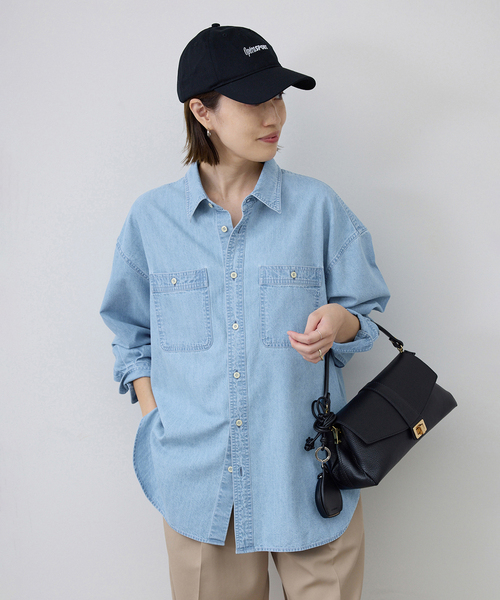 SLOBE IENA（スローブイエナ） ブラウス シャツ LEDENIM LABOR FORM