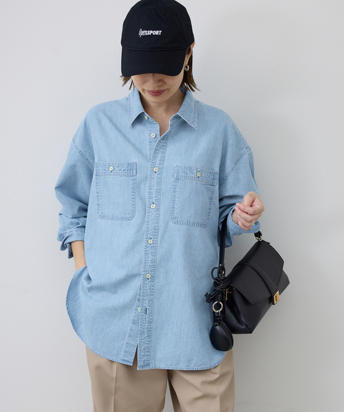 SLOBE IENA（スローブイエナ） ブラウス シャツ LEDENIM LABOR FORM