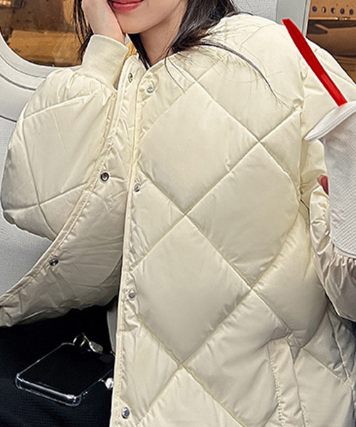 「c.u.l」 ノーカラーコート X-LARGE ブラウン レディース_画像5