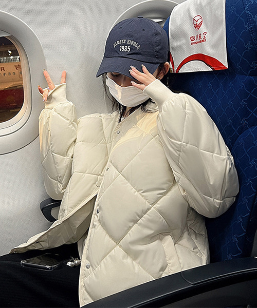 「c.u.l」 ノーカラーコート X-LARGE ブラウン レディース_画像7